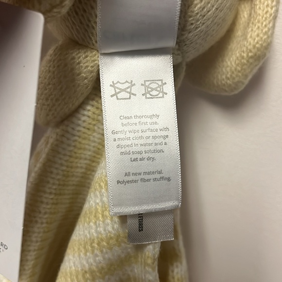 Carter’s Baby White/Yellow/Cream Teddy/Puppy Hand/Face Towel BNWT $18 - Picture 8 of 11
